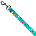 Load image into Gallery viewer, Dog Leash - Dots Seafoam Green/Multi Pastel