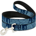 Load image into Gallery viewer, Dog Leash - Doodle1/Paint Drips Blues