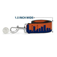 Load image into Gallery viewer, Dog Leash - Denver Solid Skyline Orange/Navy