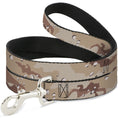 Load image into Gallery viewer, Dog Leash - Desert Camo Tans/Browns