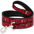 Load image into Gallery viewer, Dog Leash - Floral Paisley3 Red/Black/Gray/White