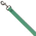 Load image into Gallery viewer, Dog Leash - Fine Stripes White/Neon Green/Navy