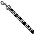 Load image into Gallery viewer, Dog Leash - FAFO FUCK AROUND AND FIND OUT Bold Black/White
