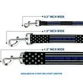 Load image into Gallery viewer, Dog Leash - FAFO FUCK AROUND AND FIND OUT Thin Blue Line Flag