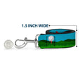 Load image into Gallery viewer, Dog Leash - Golf Course/Balls/Holes Blues/Greens