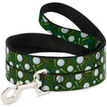 Load image into Gallery viewer, Dog Leash - Golf Balls/Tees Scattered Green/Multi Color