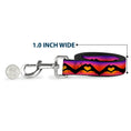 Load image into Gallery viewer, Dog Leash - Hand Heart Silhouette Ombre Purples/Orange/Pinks