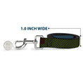 Load image into Gallery viewer, Dog Leash - Hash Mark Stripe Black/Multi Color