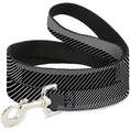 Load image into Gallery viewer, Dog Leash - Hash Mark Stripe Black/White