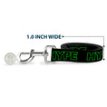 Load image into Gallery viewer, Dog Leash - HYPE Outline Black/Neon Green