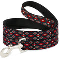 Load image into Gallery viewer, Dog Leash - Mini Navajo Black/Gray/Red/White