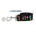 Load image into Gallery viewer, Dog Leash - Mushroom SHROOMY Garden Black/Multi Color