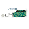 Load image into Gallery viewer, Dog Leash - Palm Leaves Stacked Pastel Greens