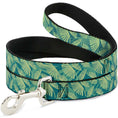 Load image into Gallery viewer, Dog Leash - Palm Leaves Stacked Pastel Greens