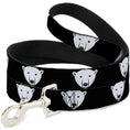 Load image into Gallery viewer, Dog Leash - Polar Bear Repeat Black