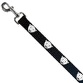 Load image into Gallery viewer, Dog Leash - Polar Bear Repeat Black/Blue Fade