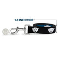 Load image into Gallery viewer, Dog Leash - Polar Bear Repeat Black/Blue Fade