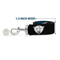 Load image into Gallery viewer, Dog Leash - Polar Bear Repeat Black/Blue Fade