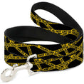 Load image into Gallery viewer, Dog Leash - Police Line Black/Yellow