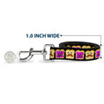 Load image into Gallery viewer, Dog Leash - Peanut Butter w/Mustache & Jelly