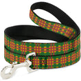 Load image into Gallery viewer, Dog Leash - Plaid Gold/Green/Pink