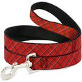 Load image into Gallery viewer, Dog Leash - Plaid X Orange/Gray
