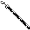 Load image into Gallery viewer, Dog Leash - Plastic Mustache White/Black