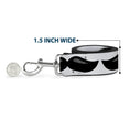 Load image into Gallery viewer, Dog Leash - Plastic Mustache White/Black