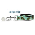 Load image into Gallery viewer, Dog Leash - Palm Trees Swaying Tan/Teal