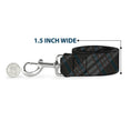 Load image into Gallery viewer, Dog Leash - Plaid Gray/Black/Brown