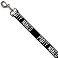 Load image into Gallery viewer, Buckle-Down Dog Leash - PARTY NAKED Black/White