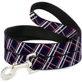 Load image into Gallery viewer, Dog Leash - Plaid X Blue/White/Red
