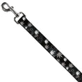 Load image into Gallery viewer, Buckle-Down Dog Leash - Pot Leaves/Smoke Black/Gray/White