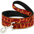 Load image into Gallery viewer, Dog Leash - Pepperoni Pizza w/Crust Vivid