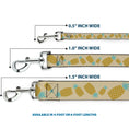 Load image into Gallery viewer, Dog Leash - Pineapples Rotating Tan