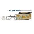 Load image into Gallery viewer, Dog Leash - Pineapples Rotating Tan