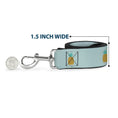 Load image into Gallery viewer, Dog Leash - Pineapple Repeat Aqua Blue