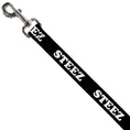 Load image into Gallery viewer, Dog Leash - STEEZ Black/White