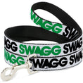 Load image into Gallery viewer, Dog Leash - SWAGG White/Black/Green