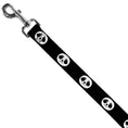 Load image into Gallery viewer, Dog Leash - Smiling Panda Face Black/White