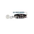 Load image into Gallery viewer, Dog Leash - Sugar Skull Outline Black/Multi Color