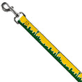 Load image into Gallery viewer, Dog Leash - Seattle Skyline Yellow/Emerald Green