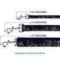 Load image into Gallery viewer, Dog Leash - San Francisco Vivid Skyline Midnight Blue