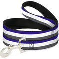 Load image into Gallery viewer, Dog Leash - Stripes Purple/White/Gray