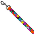 Load image into Gallery viewer, Dog Leash - Stained Glass Mosaic2 Multi Color/Navy