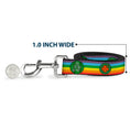 Load image into Gallery viewer, Dog Leash - St. Pat's Rainbow/Coins
