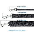 Load image into Gallery viewer, Dog Leash - Speckle Black/White