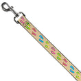 Load image into Gallery viewer, Dog Leash - Tropical Flip Flops Tan/Multi Color