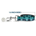 Load image into Gallery viewer, Dog Leash - Tie Dye Reflection Turquoise Blues