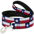Load image into Gallery viewer, Dog Leash - Texas Flag Continuous Repeat